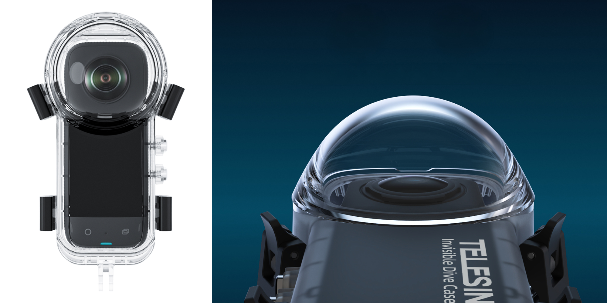 Obudowa wodoodporna Telesin S4-WTP-08-TIS do kamer Insta360 X4